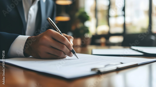 Close Up of Hand Writing on Paper.4k image
