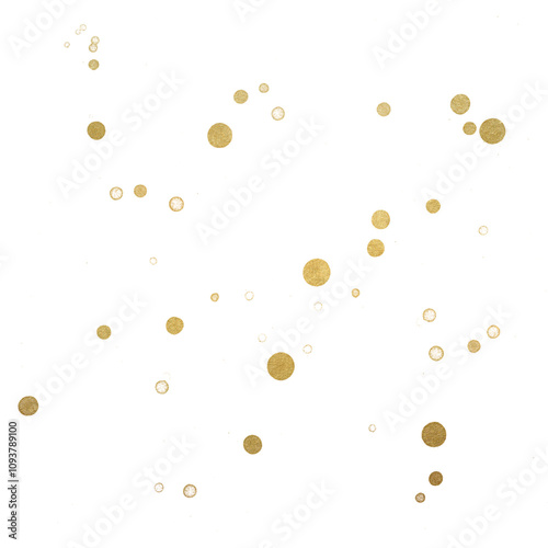 Golden Glow Splatter