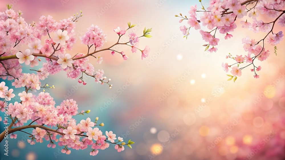 Beautiful Sakura Flower Tree Frame Clipart with Cherry Blossoms Creating a Serene Bloom Background for Elegant Illustrations and Designs, Perfect for Spring Themes Beautiful Sakura Flower Tree Frame Clipart with Cherry Blossoms Creating a Serene Bloom Background for Elegant Illustrations and Designs, Perfect for Spring Themes
