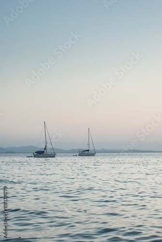 sailboat on the sea
