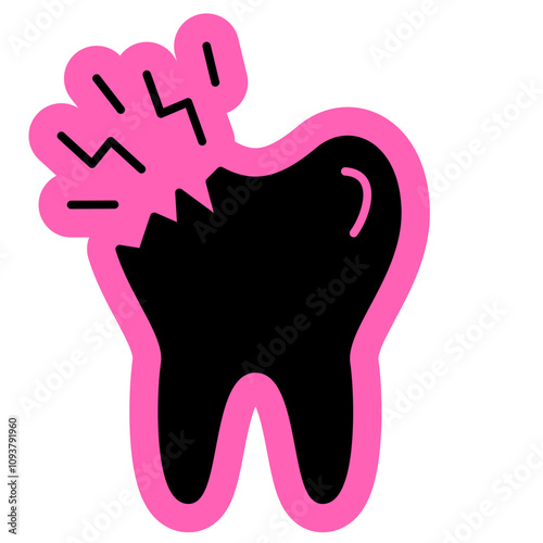 Toothache and Tooth Infection Icon