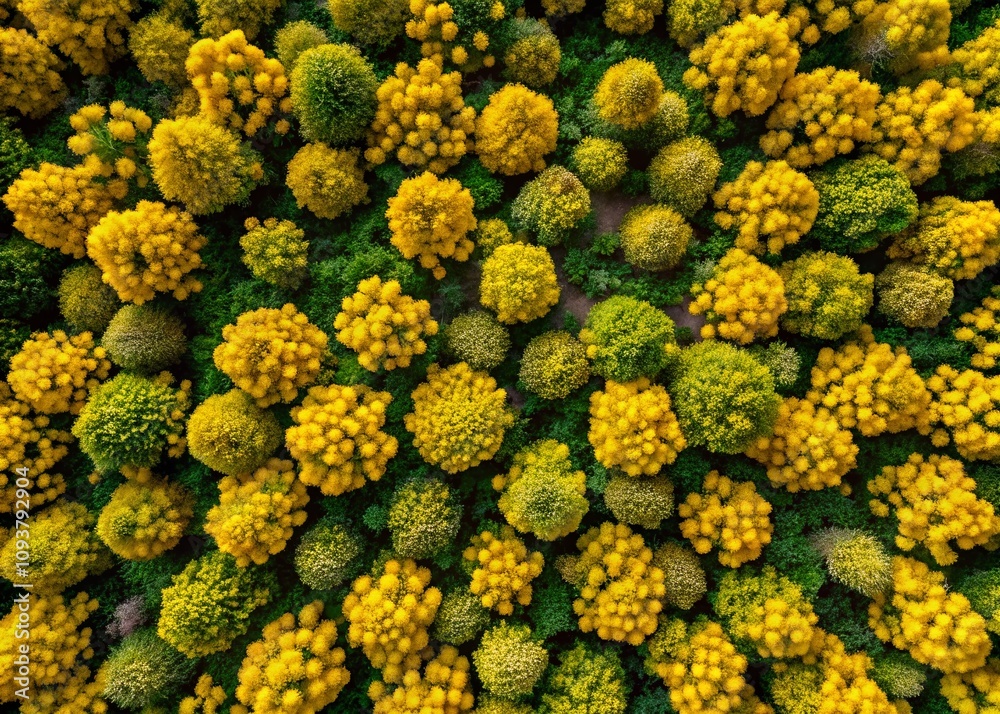 Breathtaking Aerial View of a Vibrant Wall of Bright Yellow Flowers Creating a Stunning Natural Background for Any Creative Project or Nature Lover's Collection Breathtaking Aerial View of a Vibrant Wall of Bright Yellow Flowers Creating a Stunning Natural Background for Any Creative Project or Nature Lover's Collection