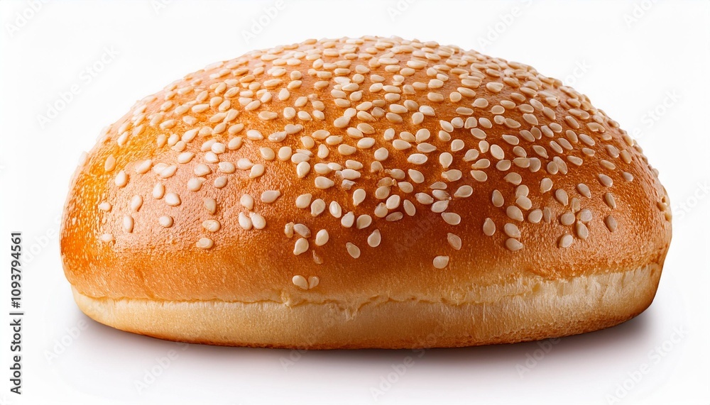 bun with sesame seeds bun with sesame seeds