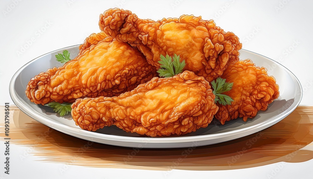 deep fried chicken deep fried chicken