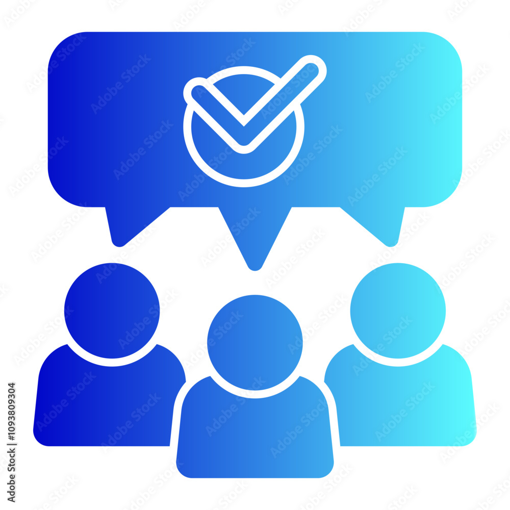 Effective Communication icon. Monochrome simple line Data Science icon for templates, web design and infographics Effective Communication icon. Monochrome simple line Data Science icon for templates, web design and infographics