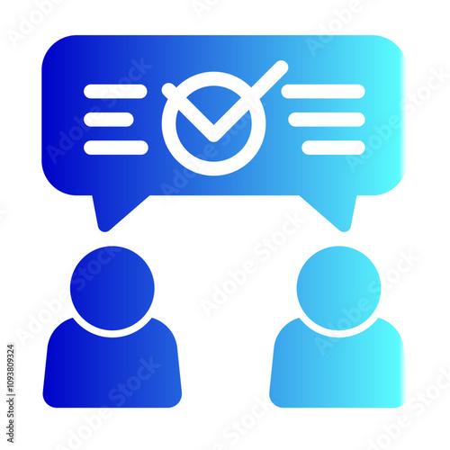 Good Communication Icon Vector