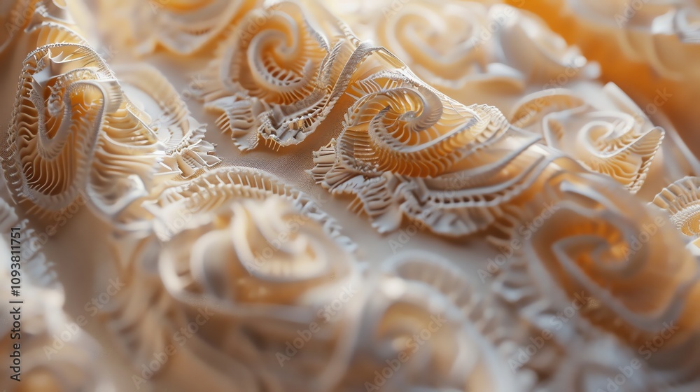 Close-up of delicate white lace fabric. Close-up of delicate white lace fabric.