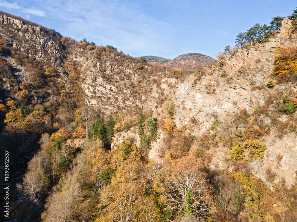 Rhodope Mountains around Chepelarska River (Chaya), Bulgaria Rhodope Mountains around Chepelarska River (Chaya), Bulgaria