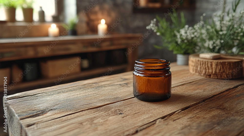 moisturizer cream jar in an amber glass bottle with a minimalist design soft natural light highlights the warm hue of the bottle symbolizing purity nourishment skincare and natural ingredients moisturizer cream jar in an amber glass bottle with a minimalist design soft natural light highlights the warm hue of the bottle symbolizing purity nourishment skincare and natural ingredients