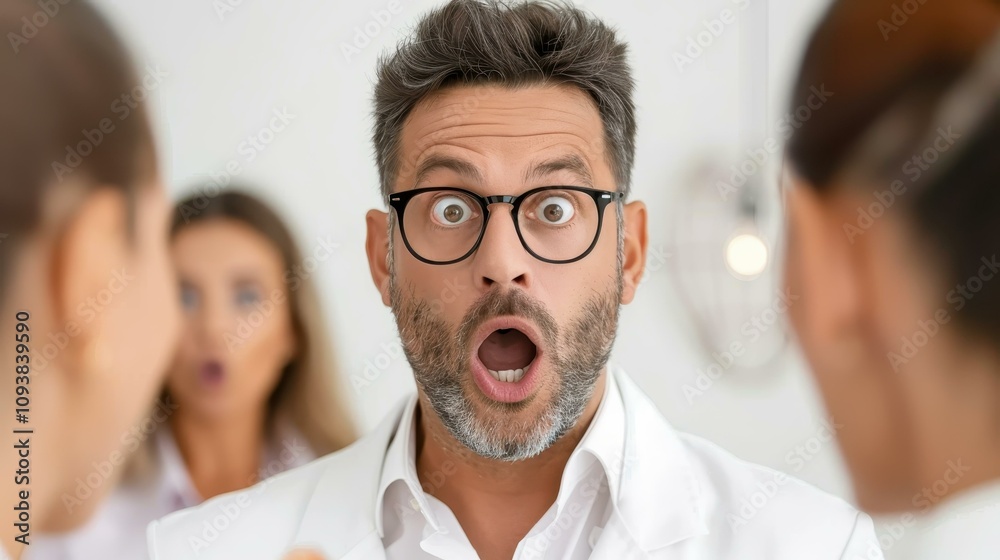 An amazed boss engages in a dynamic meeting with two skilled businesswomen, showcasing collaboration and innovation. An amazed boss engages in a dynamic meeting with two skilled businesswomen, showcasing collaboration and innovation.