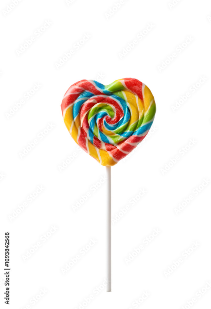 custom made wallpaper toronto digitalA colorful heart lollipop isolated on white background. Suitable for marketing, celebration or business purposes. PNG file