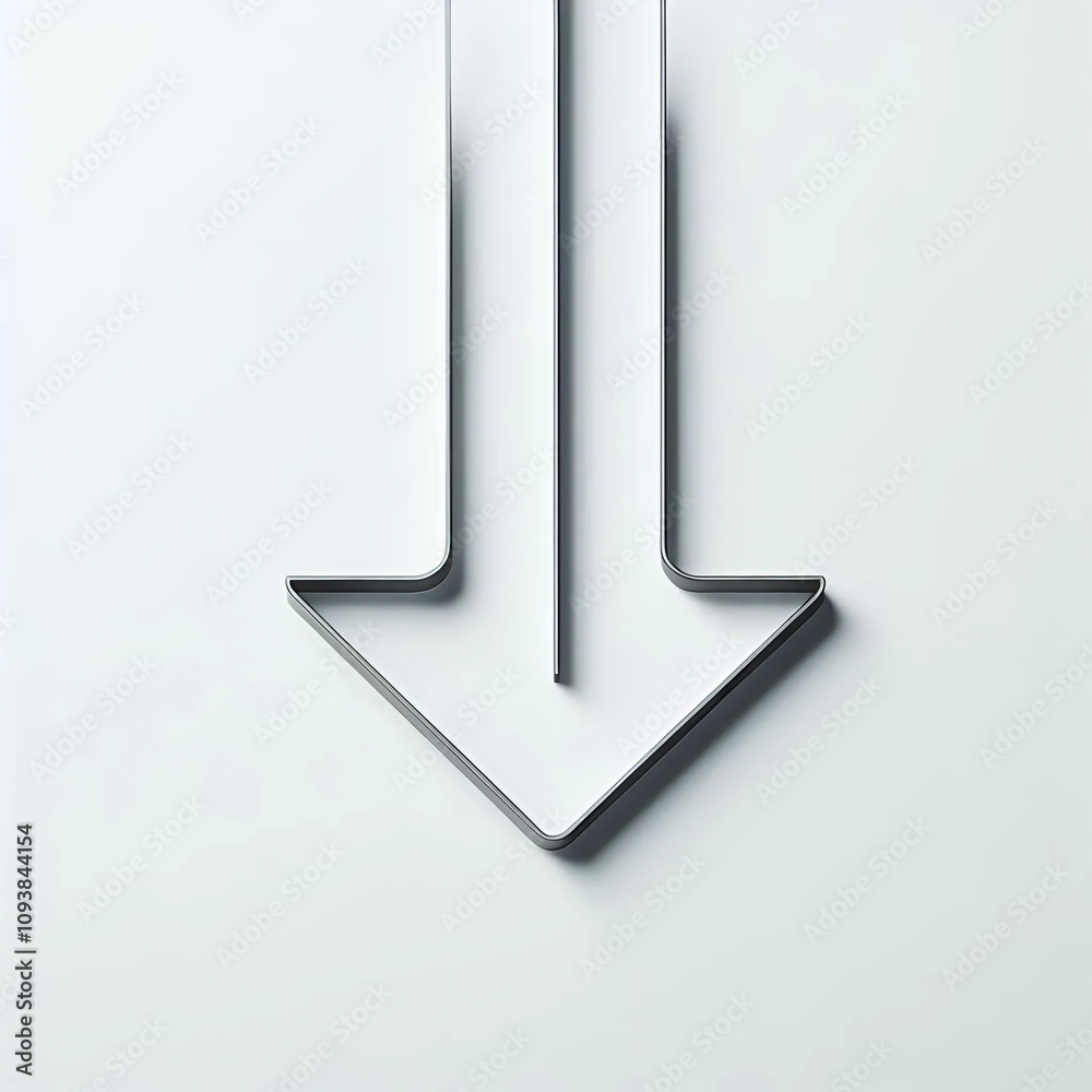 Shimmering Arrow Sign Vector Creation Shimmering Arrow Sign Vector Creation