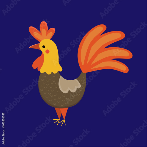 Chicken vector design icon symbol