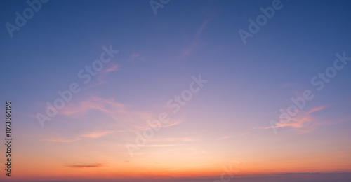 Beautiful dramatic scenic after sunset sky background after sunset