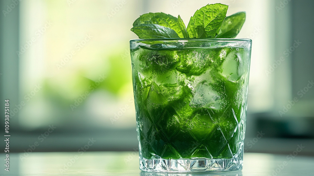 homemade green matcha tea in a glass on a white table, showcasing its vibrant green color and smooth texture, highlighting the calming, rejuvenating essence of this traditional drink homemade green matcha tea in a glass on a white table, showcasing its vibrant green color and smooth texture, highlighting the calming, rejuvenating essence of this traditional drink