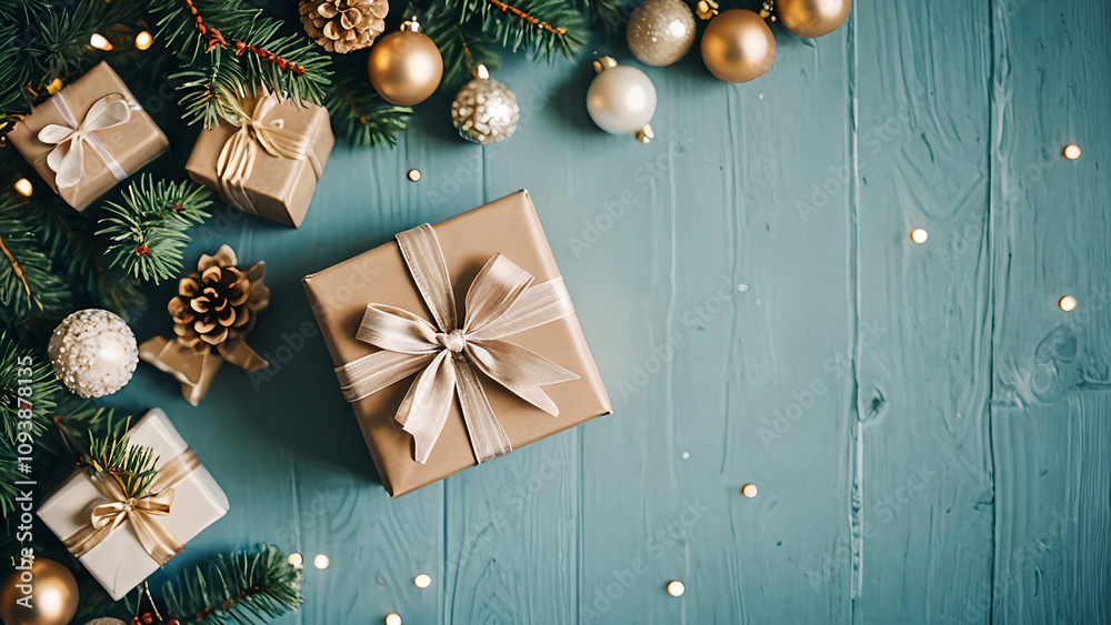 クリスマスの贈り物と装飾 クリスマスの贈り物と装飾