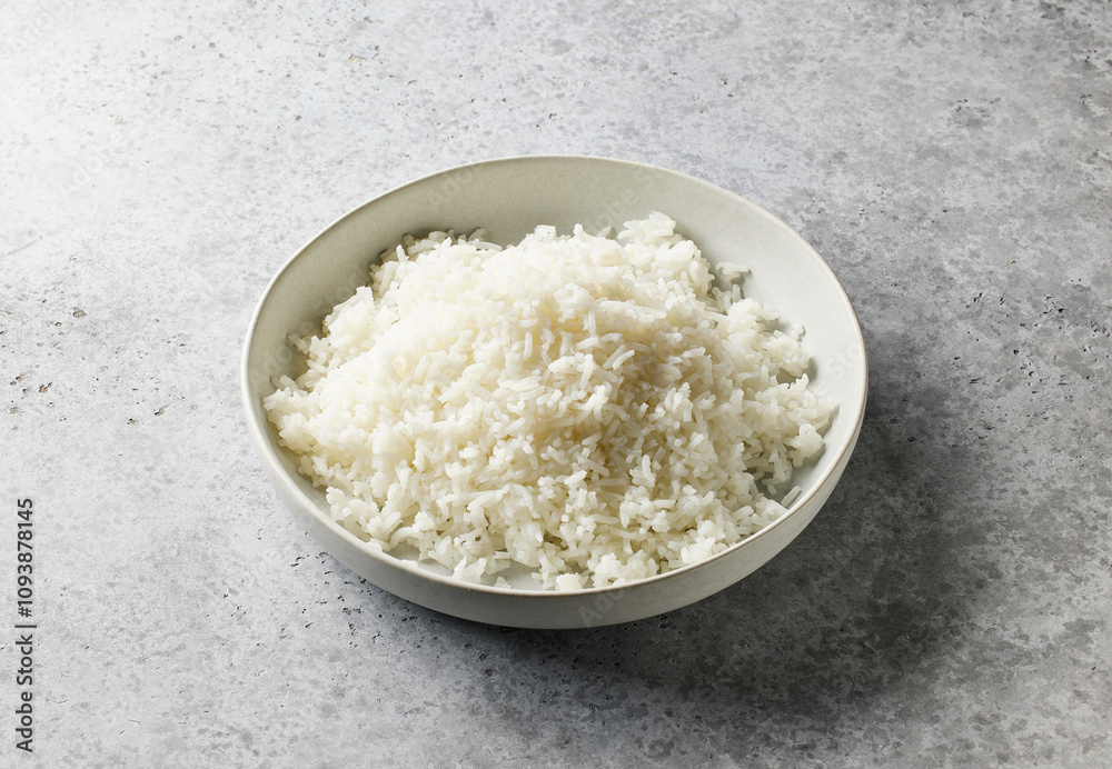 bowl of boiled rice bowl of boiled rice