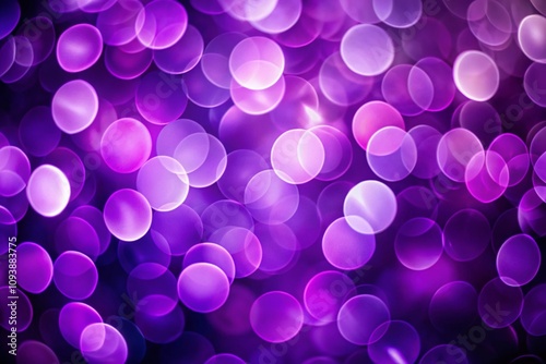 Enigmatic Low Light Photography of Overlapping Purple Circles Creating a Dreamy Abstract Background Perfect for Artistic and Creative Projects