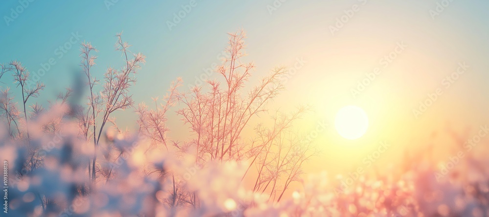 sunrise in the blue sky of spring and plants background 9 sunrise in the blue sky of spring and plants background 9