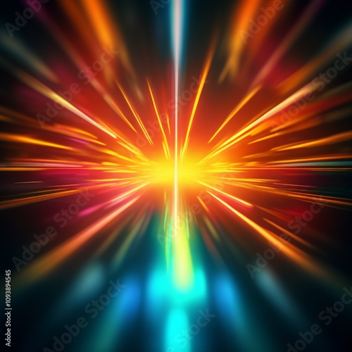 abstract background with rays