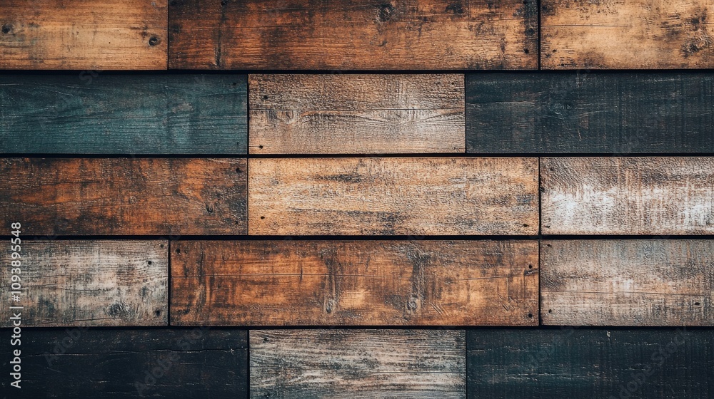 Rustic Wooden Wall Close-Up Shot