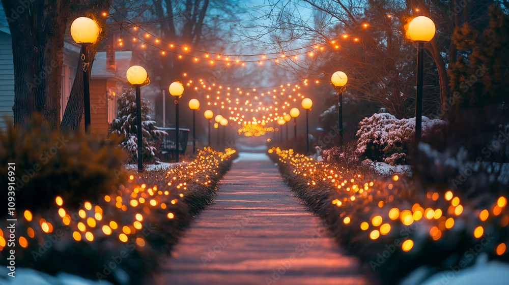 Obraz premium Christmas in the city