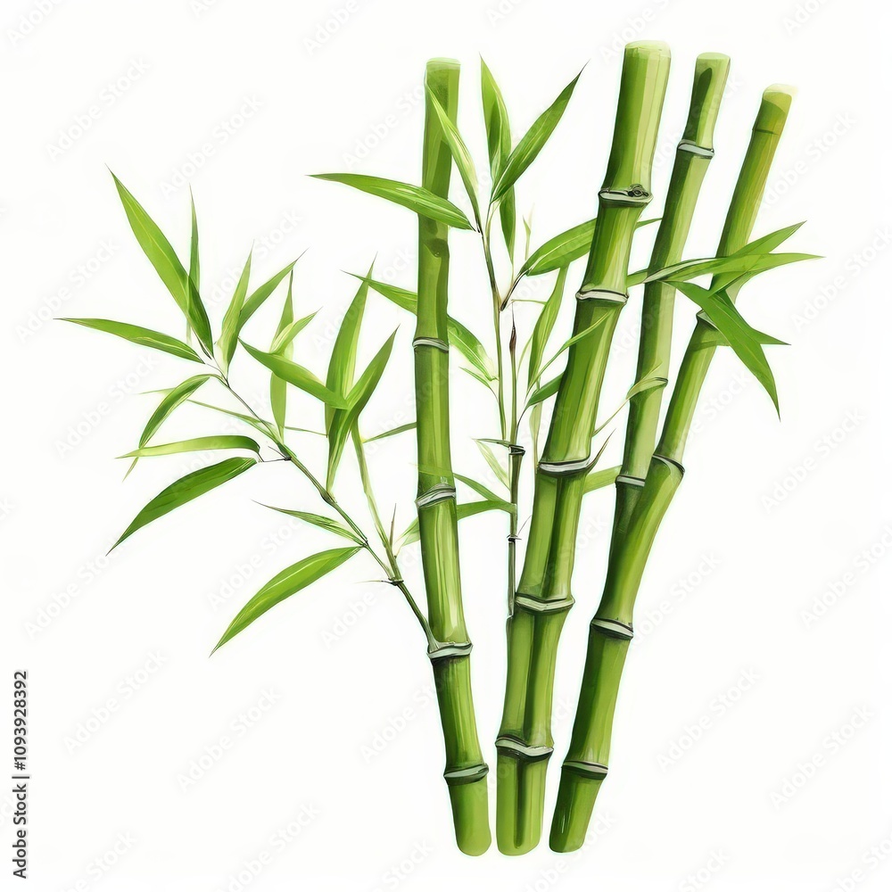 Vibrant Green Bamboo Stalks, the AI Image Generator, Vibrant Green Bamboo Stalks, the AI Image Generator,