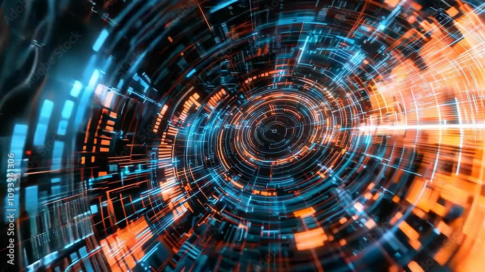 Background of technological concepts 4K Video