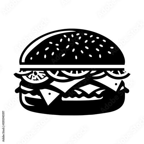 Simple Vector Icon of a Cemita  – Logo Design Illustratio