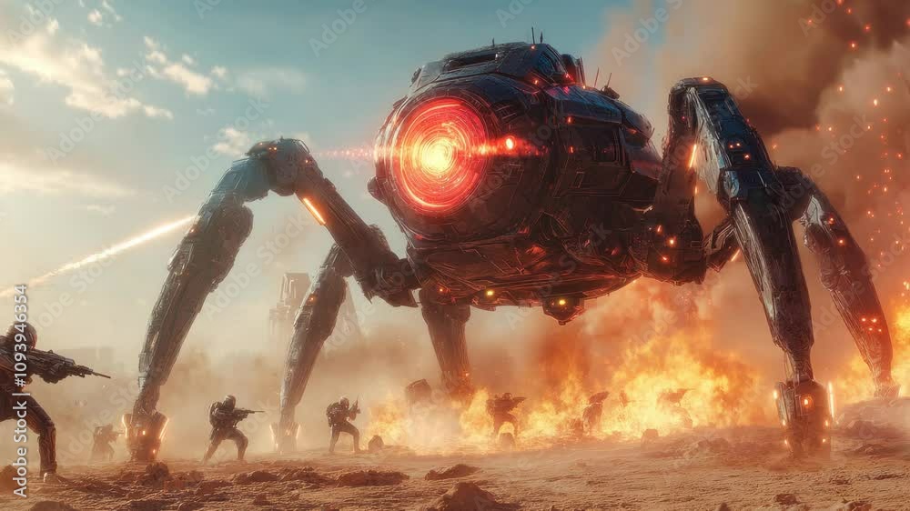 game characters. Action scene with soldiers in armor at war against invading monsters and aliens, science fiction. epic battle. High tech 4K Video game characters. Action scene with soldiers in armor at war against invading monsters and aliens, science fiction. epic battle. High tech 4K Video