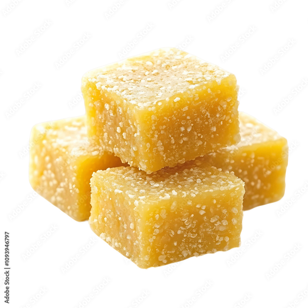 Stack of Square-Shaped Honeycomb Candy Stack of Square-Shaped Honeycomb Candy