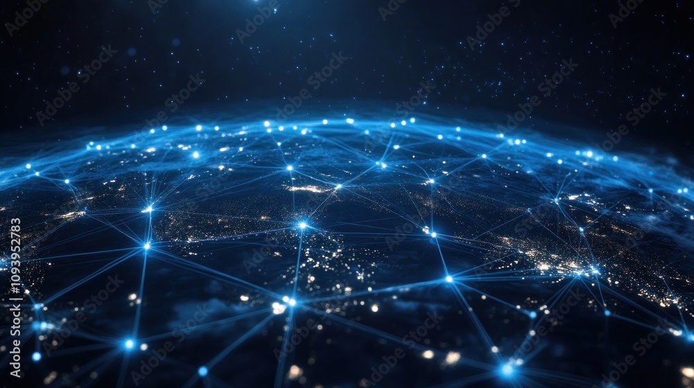 Global Network Connections: A Digital Web Encircling the Earth Global Network Connections: A Digital Web Encircling the Earth