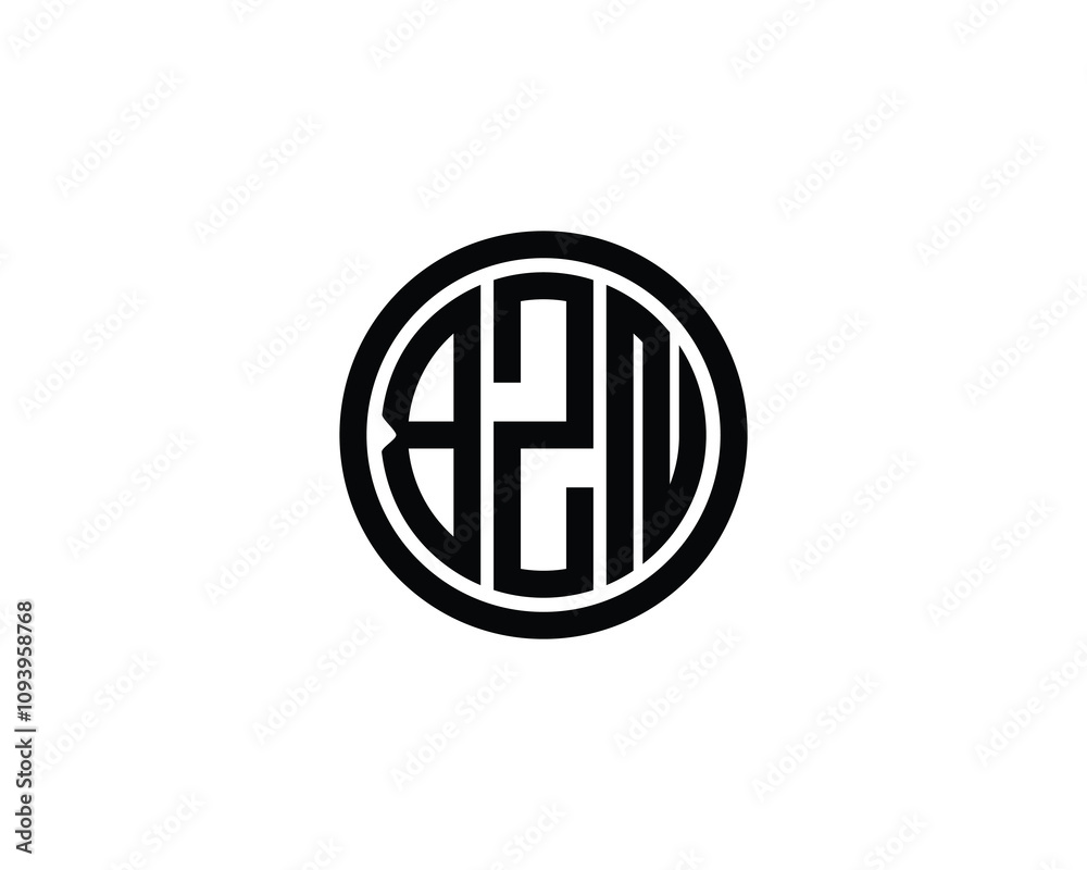 BZN logo design vector template. BZN BZN logo design vector template. BZN