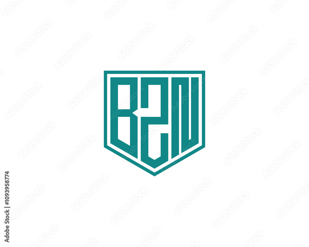 BZN logo design vector template. BZN BZN logo design vector template. BZN
