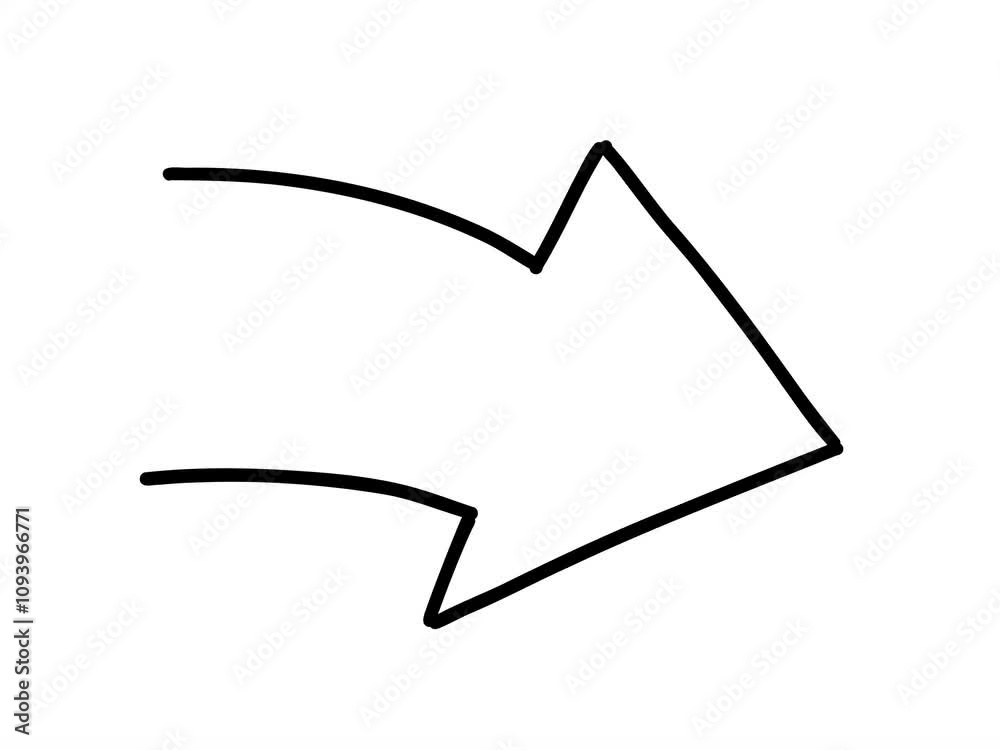 Handdrawn Arrow Direction Doodle Animation Handdrawn Arrow Direction Doodle Animation
