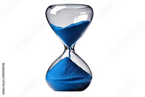 hourglass isolated on transparent background