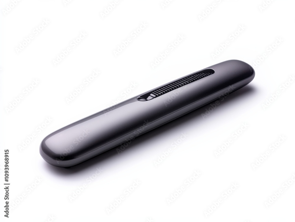 sleek modern remote control on a white background sleek modern remote control on a white background