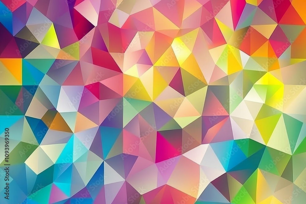 Abstract geometric background with colorful triangles. Abstract geometric background with colorful triangles.