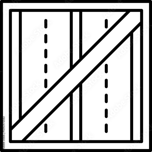 Motorway End Icon