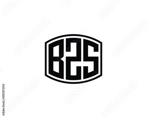 BZS logo design vector template. BZS