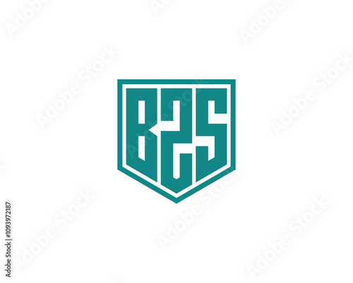 BZS logo design vector template. BZS