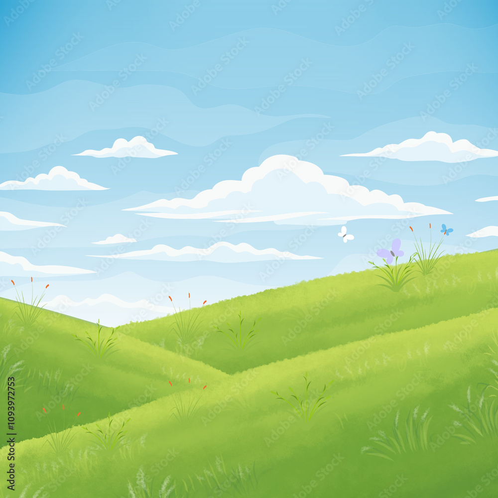 landscape with mountains and blue sky landscape with mountains and blue sky