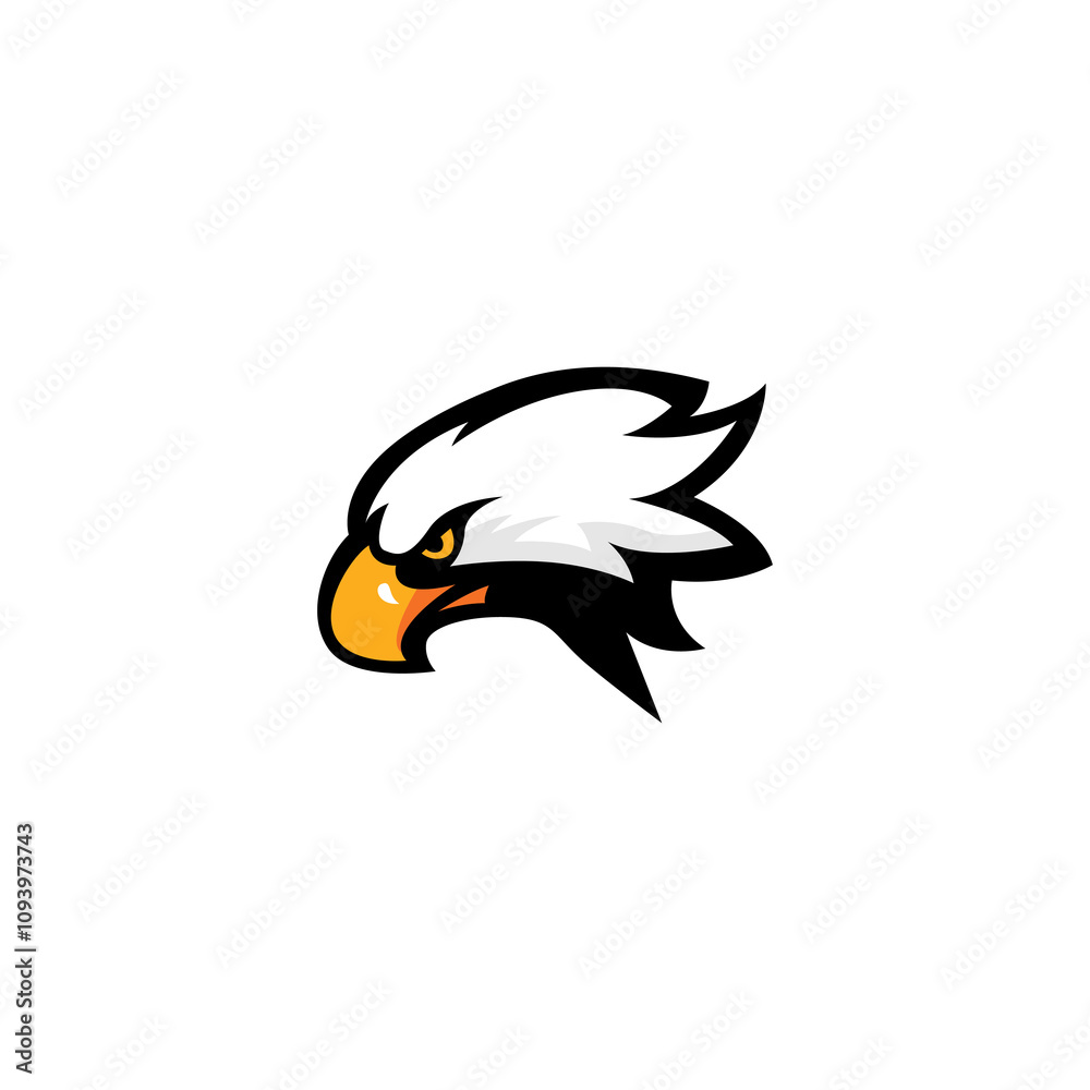 eagle head icon logo