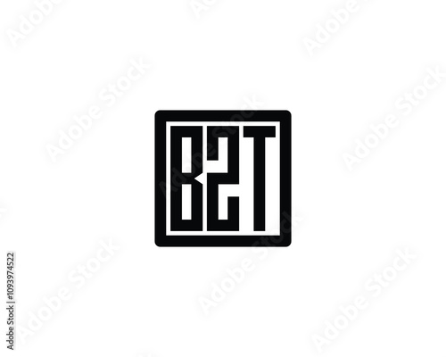 BZT logo design vector template. BZT