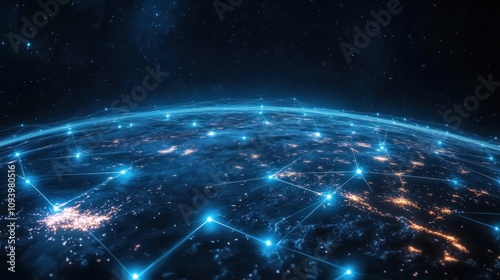 Global Network Connections Visualization
