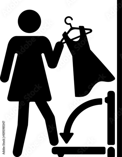 着替え台付きトイレの標識