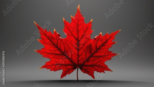 Autumn Beauty: Vibrant Maple Leaf Showcase