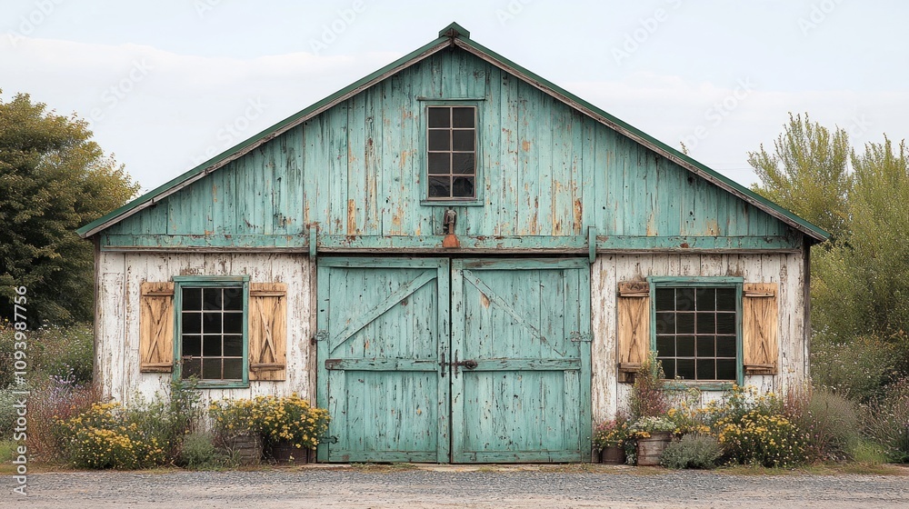 Rustic Green Barn Rustic Green Barn