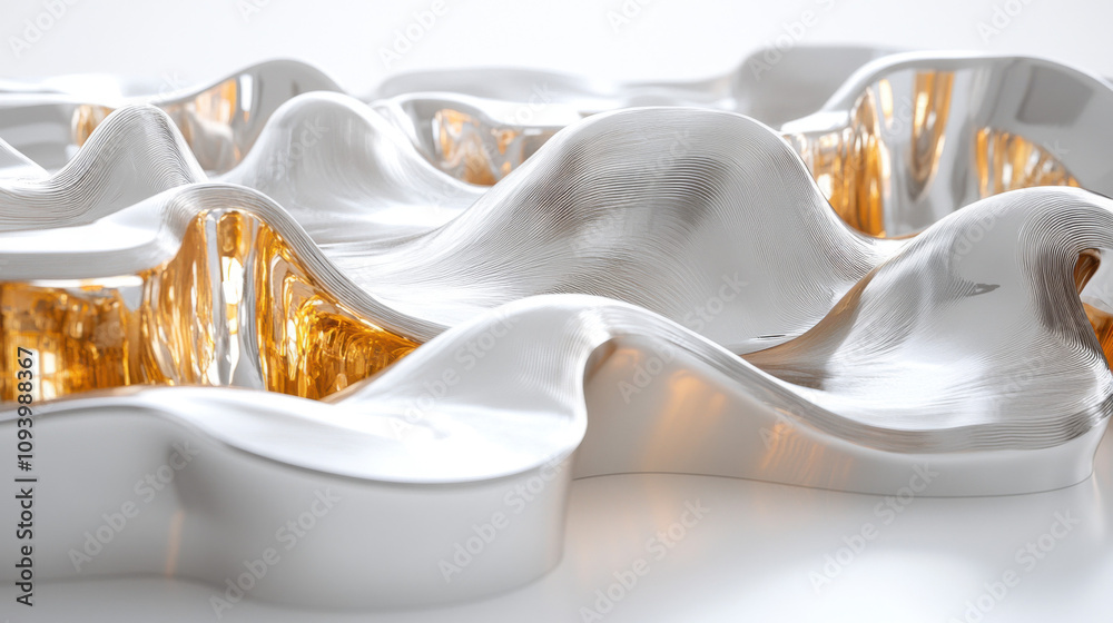 A highly detailed, ultra-smooth texture with soft waves and folds in a holographic. The image captures a serene, flowing motion, with a glossy, reflective surface that adds depth and elegance A highly detailed, ultra-smooth texture with soft waves and folds in a holographic. The image captures a serene, flowing motion, with a glossy, reflective surface that adds depth and elegance