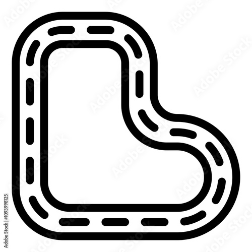 RC racing track with realistic details for remote control cars